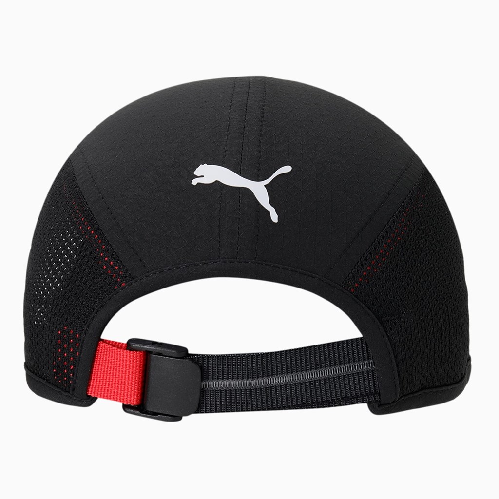 Black Puma Scuderia Ferrari SPTWR Ready to React Men's Cap | 1743PUNCM