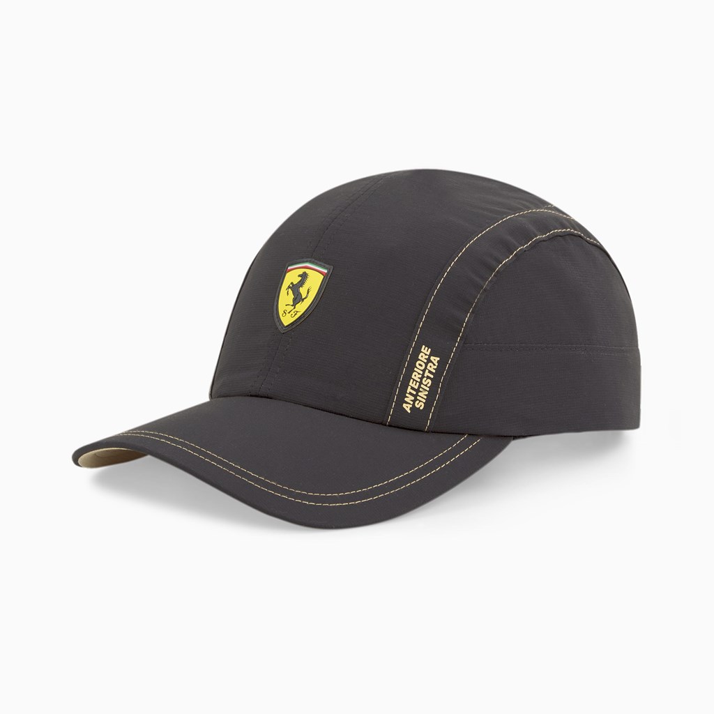 Black Puma Scuderia Ferrari SPTWR Statement Baseball Men\'s Cap | 1473SRGHK