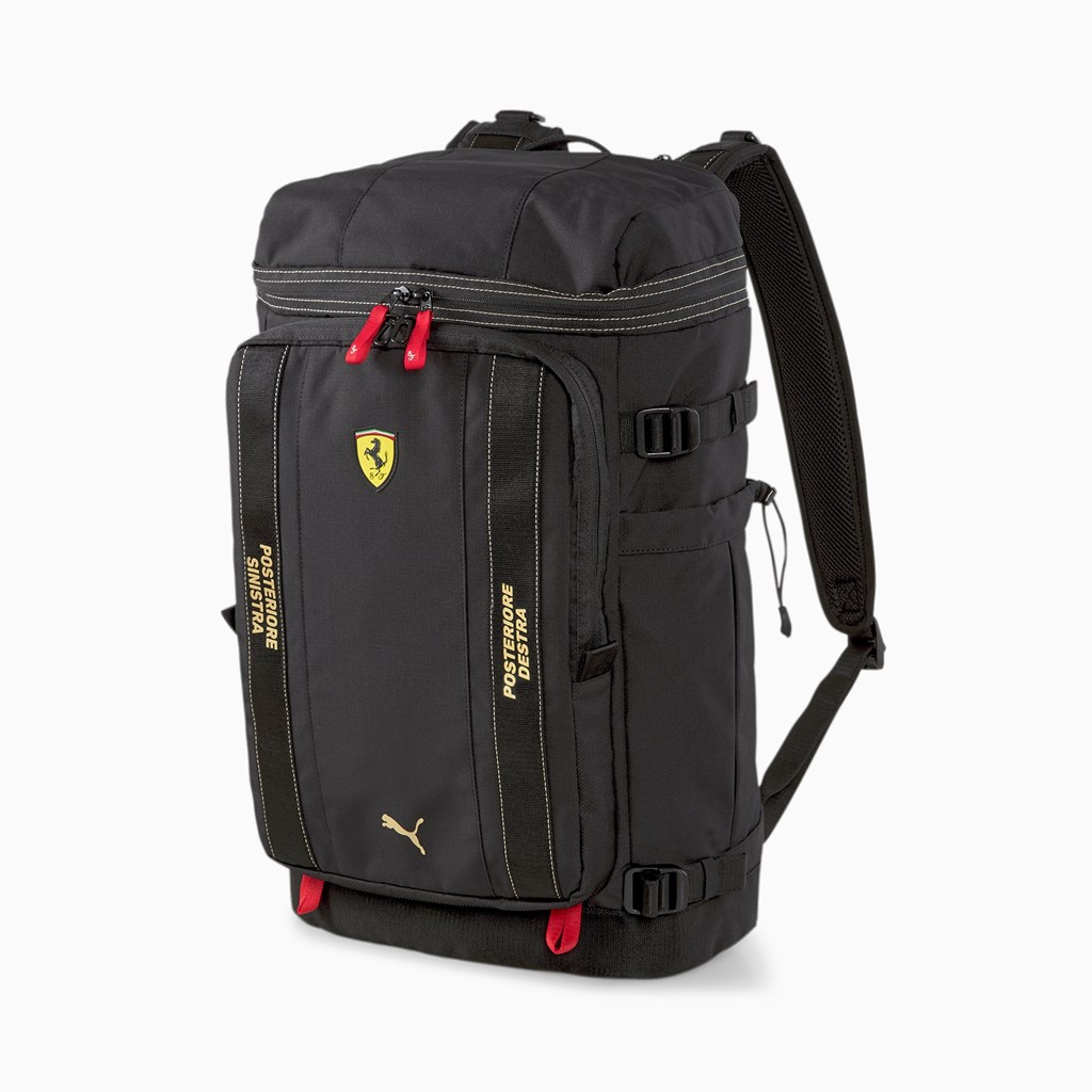 Black Puma Scuderia Ferrari SPTWR Statement Men\'s Backpack | 9254CGWIU