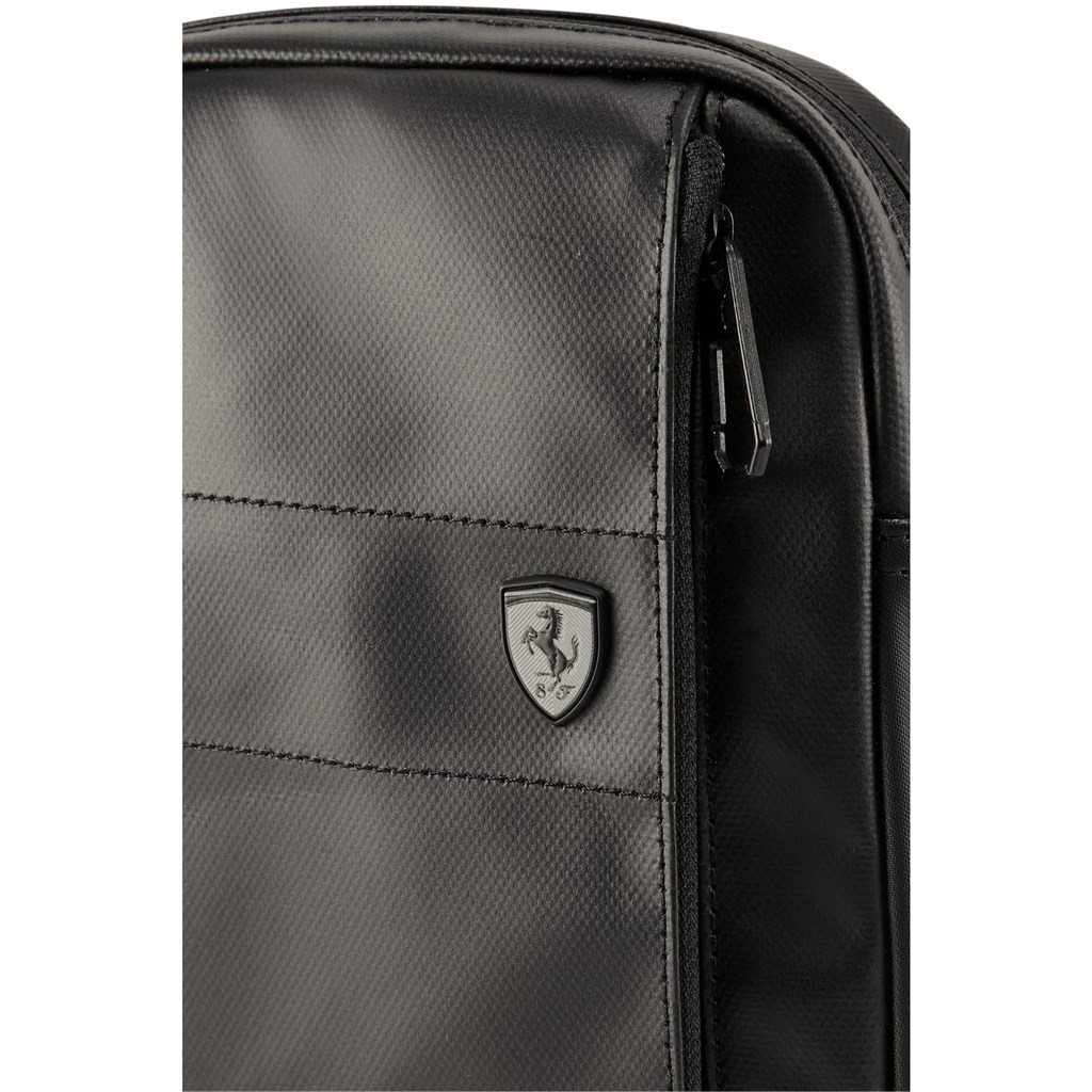 Black Puma Scuderia Ferrari SPTWR Style Portable Shoulder Men's Bag | 1659NCIVK