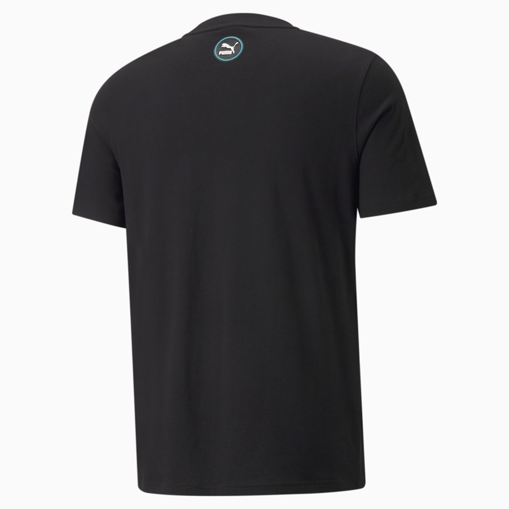 Black Puma Sportswear by PUMA Graphic Men's Tee | 5106SCGKE