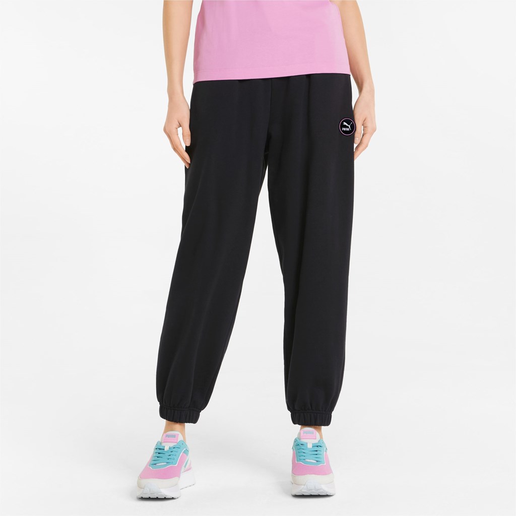 Black Puma Sportswear by PUMA Women\'s Sweatpants | 8375NIDQP