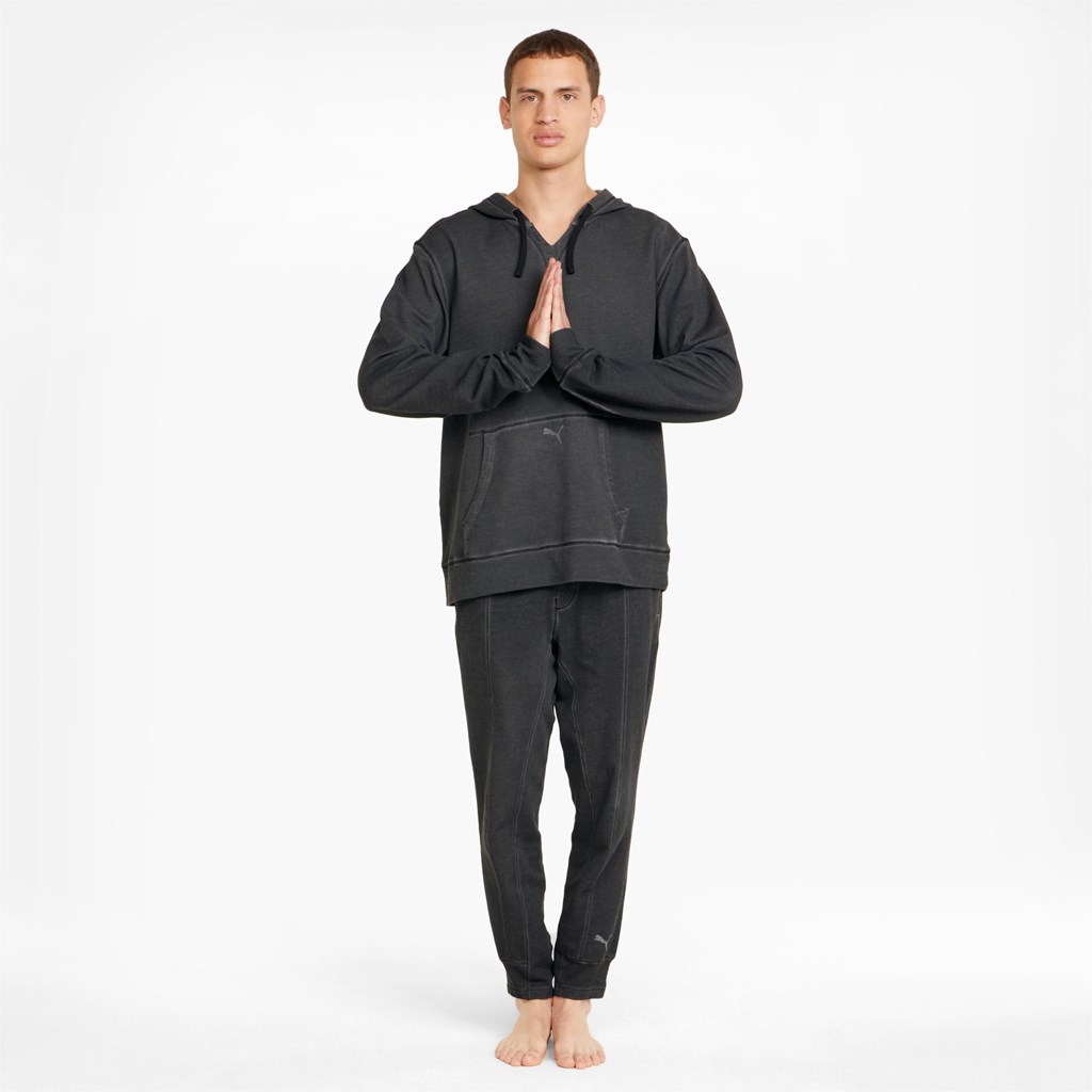 Black Puma Studio Wash Training Men's Joggers | 5298MTJND