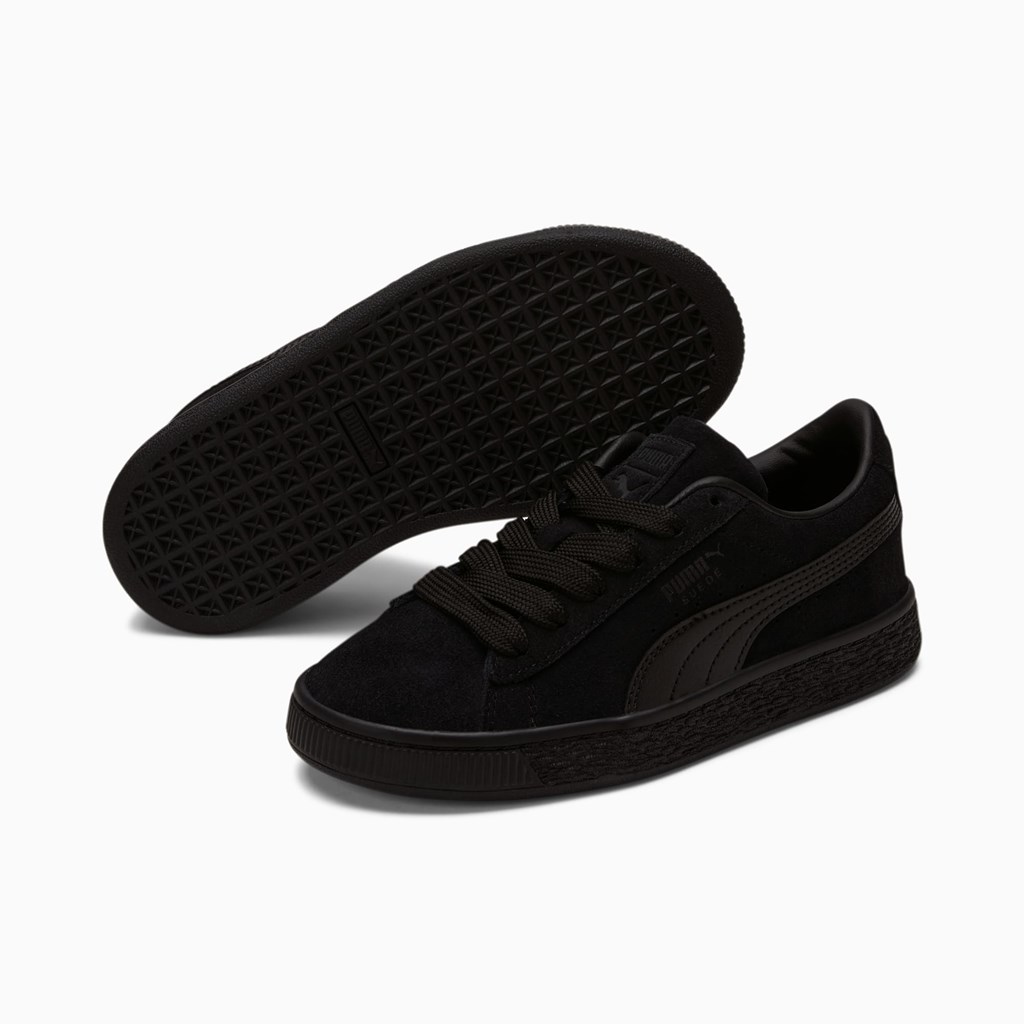 Black Puma Suede Classic LFS Little Boys' Sneakers | 9425BDOQX