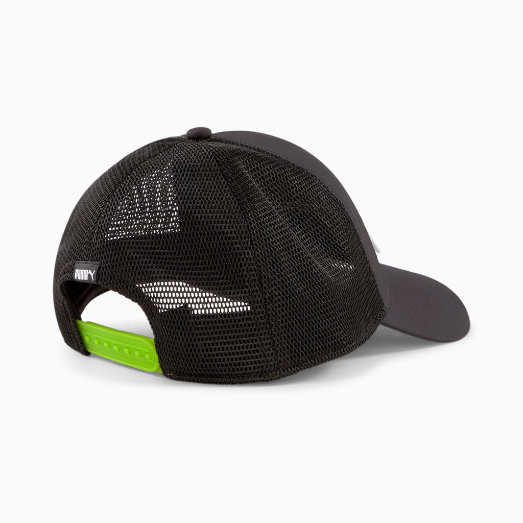 Black Puma Trucker Men's Cap | 6249VBDRI