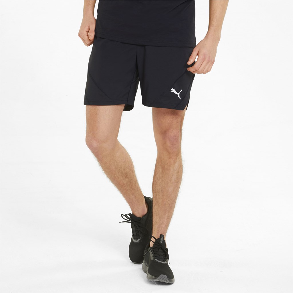 Black Puma Vent Woven 7 Training Men\'s Shorts | 6870DXIZT