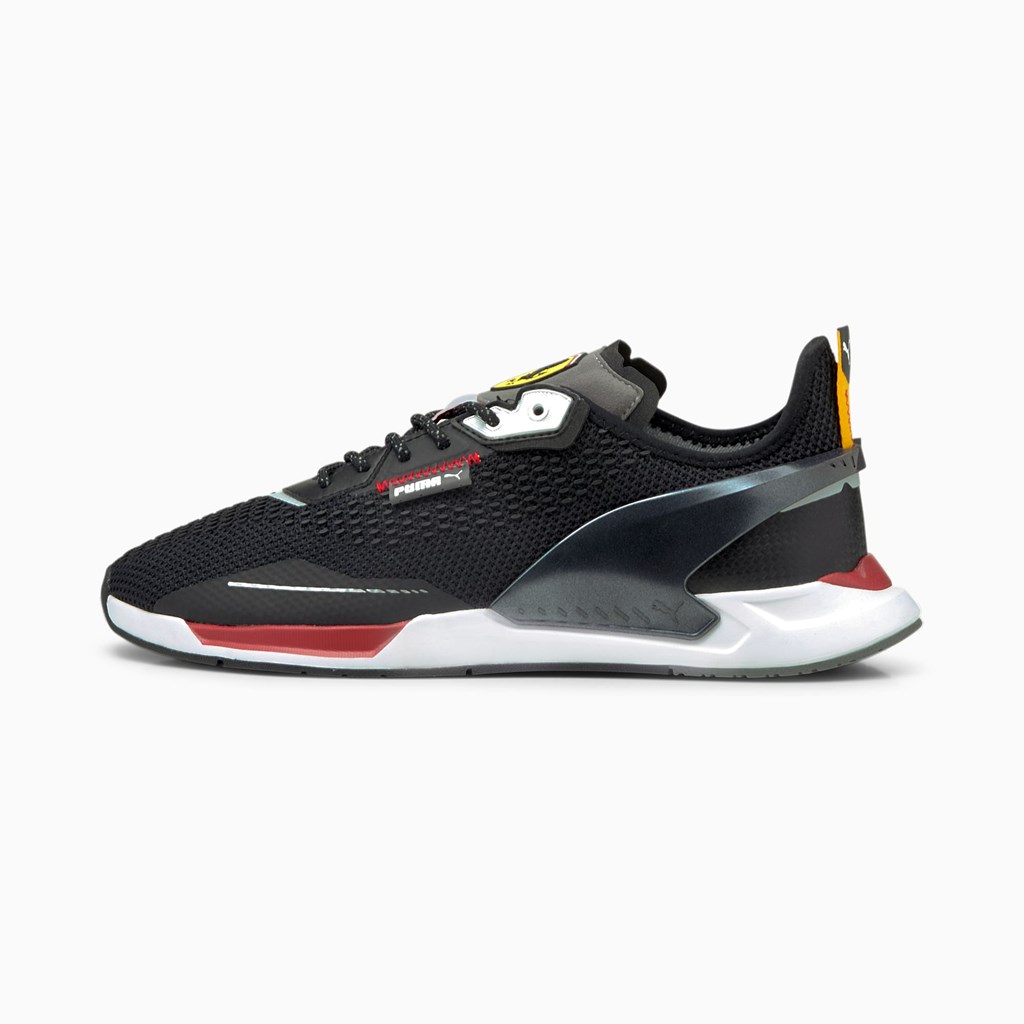 Black / Rosso Corsa / White Puma Scuderia Ferrari IONSpeed Men\'s Motorsport Shoes | 8216JPWEO