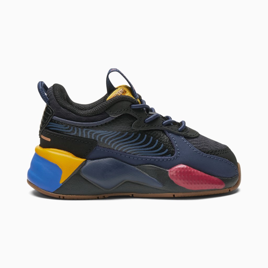 Black / Spellbound / Saffron / Bluemazing Puma RS-X Global Futurism Toddler Boys' Sneakers | 1063DEUHX