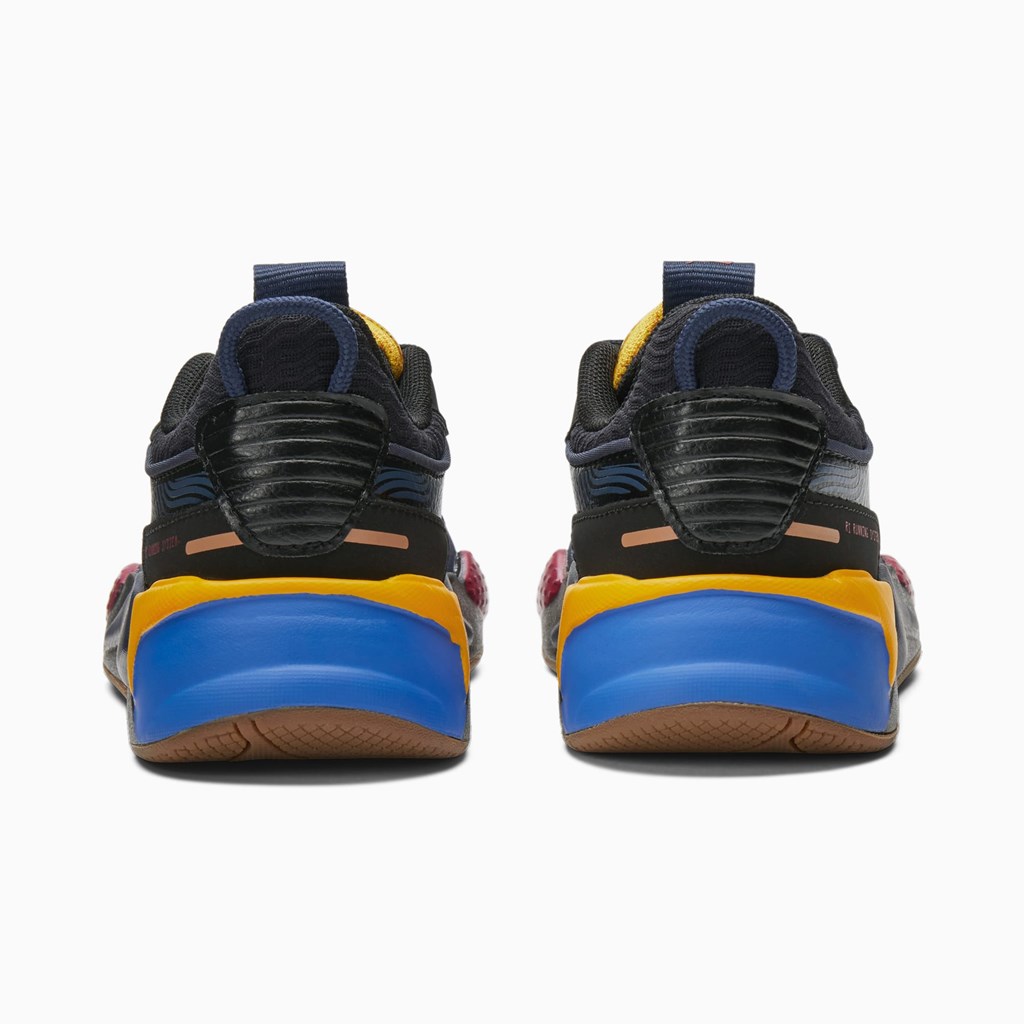 Black / Spellbound / Saffron / Bluemazing Puma RS-X Global Futurism Little Boys' Sneakers | 8543JEXIL