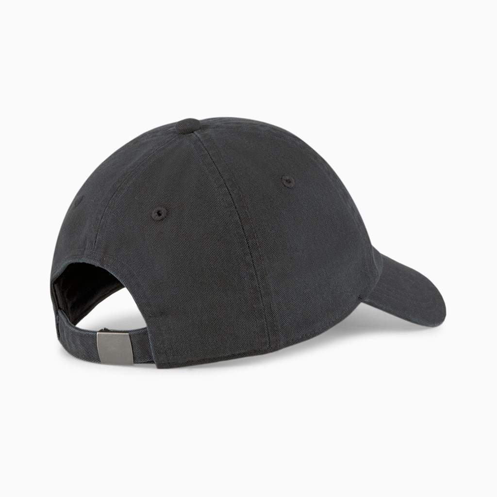 Black / Suede Puma Dad Men's Cap | 1652CKRBX