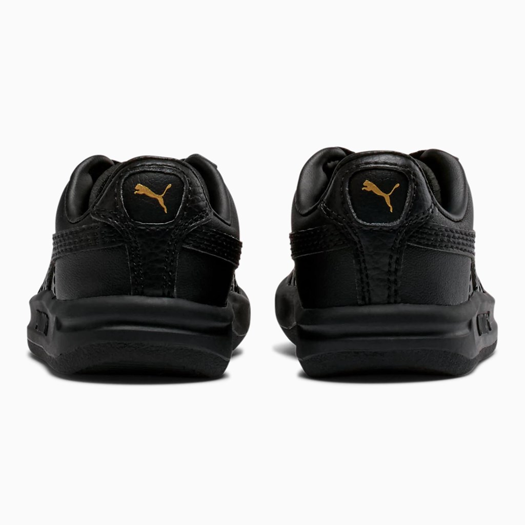 Black / Team Gold Puma GV Special Toddler Girls' Sneakers | 9562BKIJO