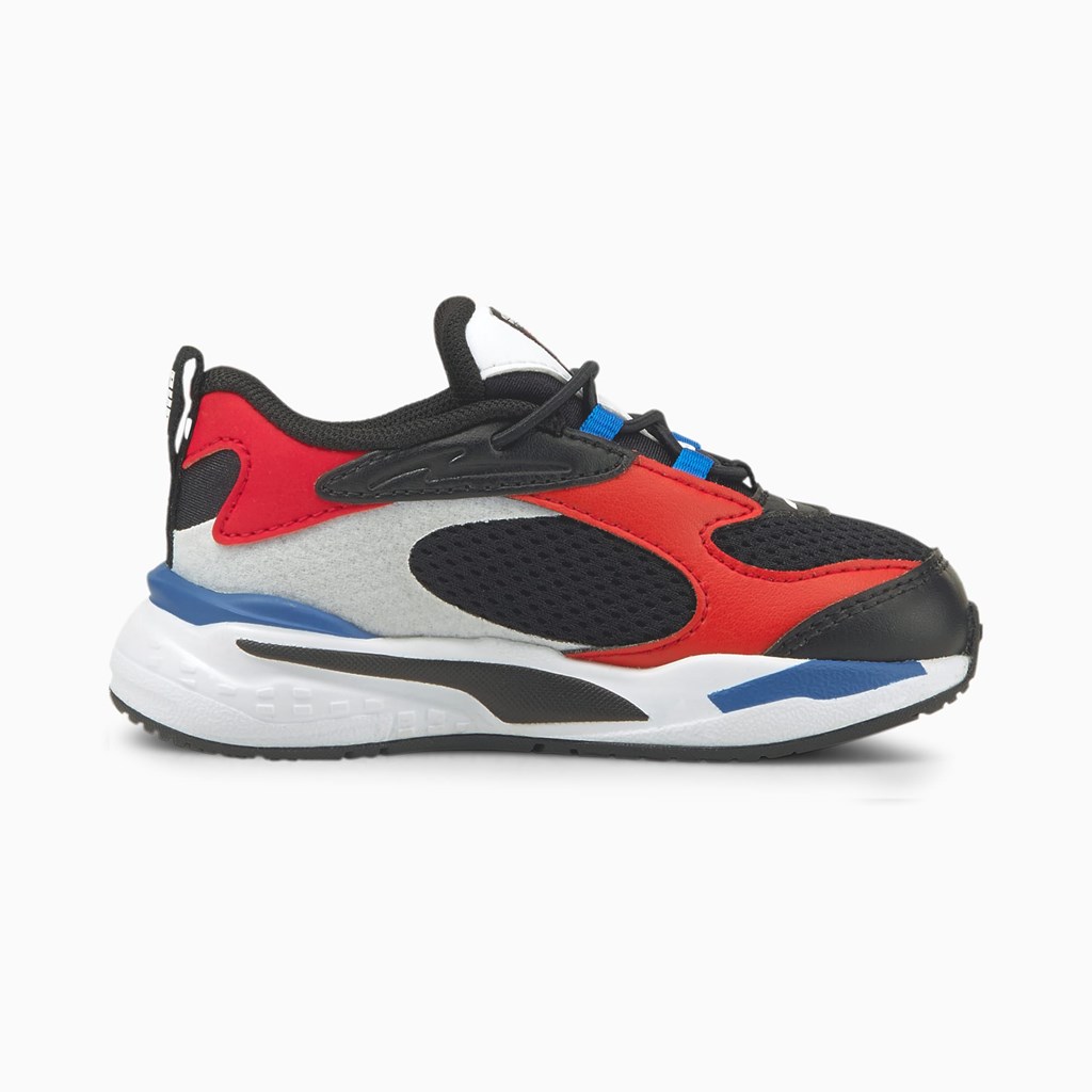 Black / Urban Red / Future Blue Puma RS-Fast Toddler Girls' Sneakers | 1640OZDSK