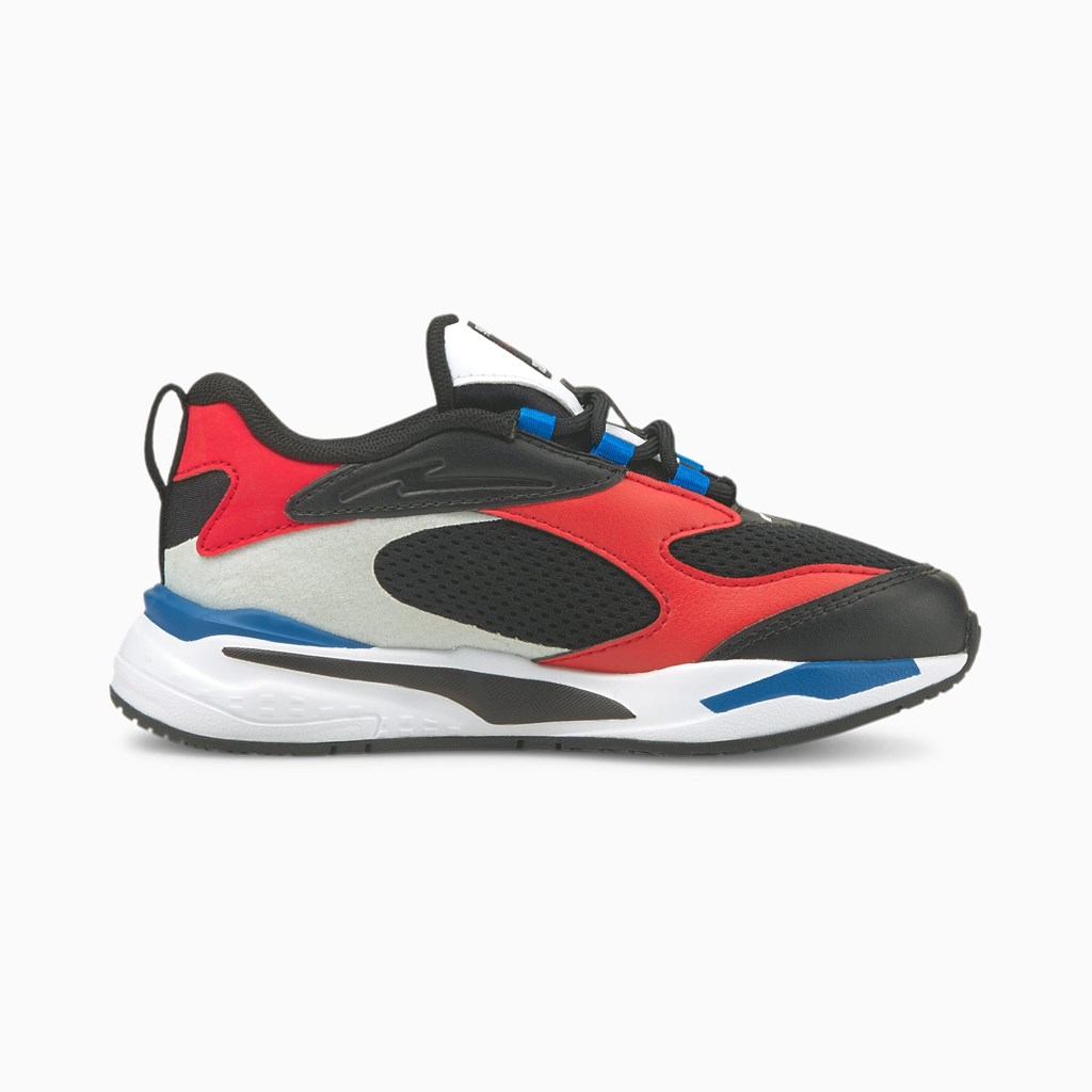 Black / Urban Red / Future Blue Puma RS-Fast Little Girls' Sneakers | 2195KUMRT