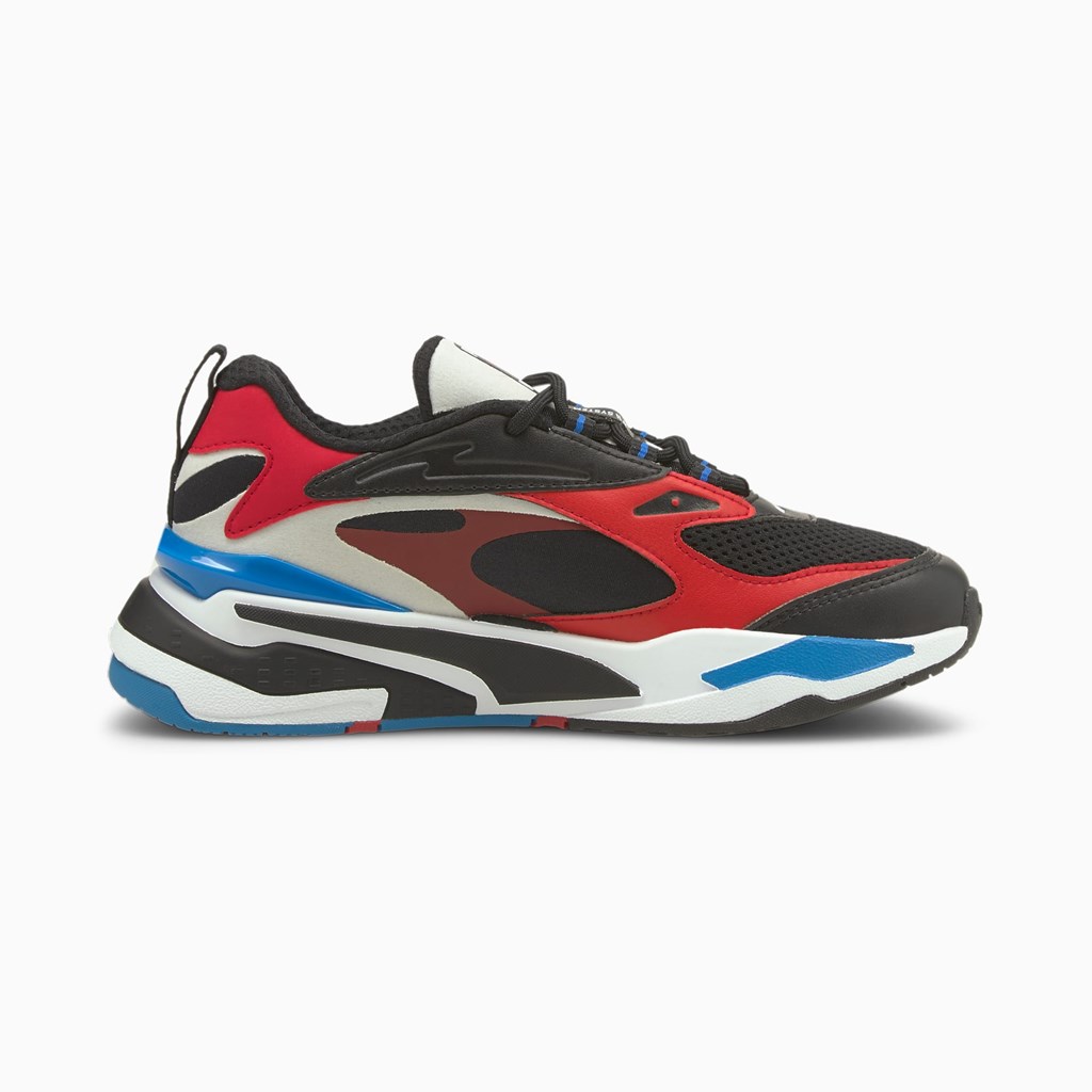 Black / Urban Red / Future Blue Puma RS-Fast JR Girls' Sneakers | 2731LCNZM