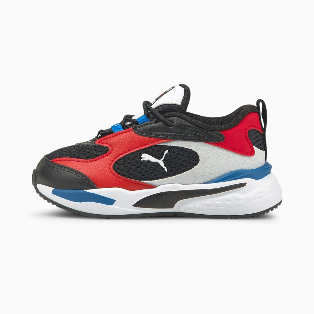 Black / Urban Red / Future Blue Puma RS-Fast Toddler Boys\' Sneakers | 8976RWLKA