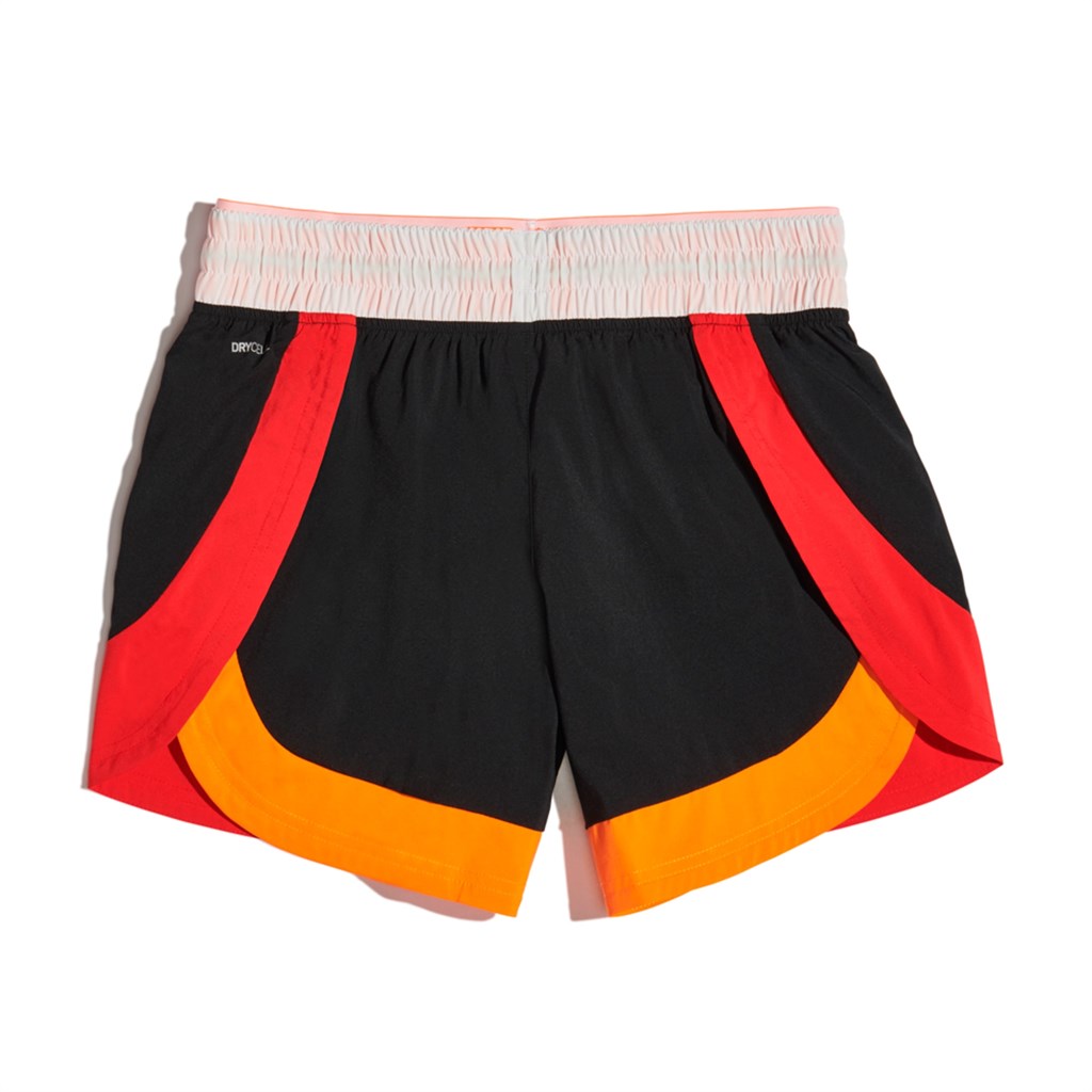 Black / Urban Red Puma High Court Arena Women's Shorts | 9854ADRHJ