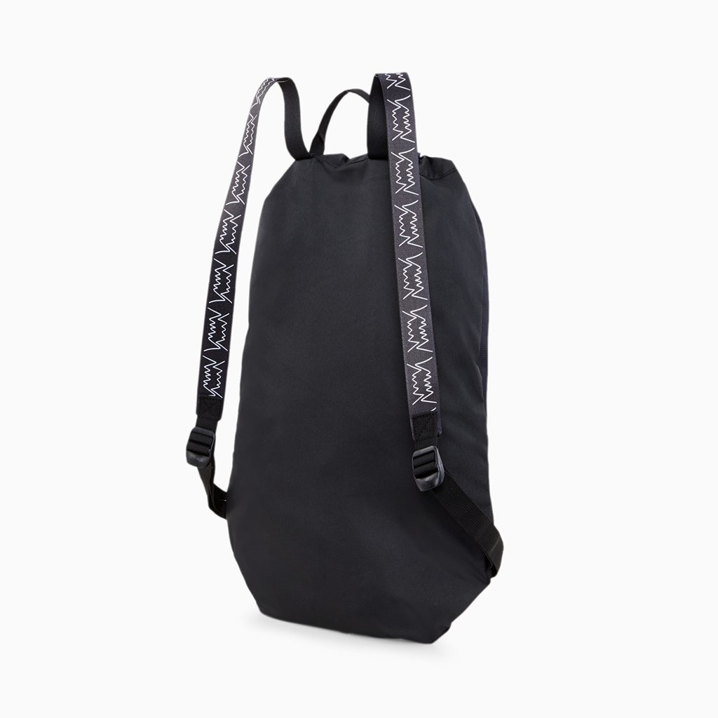 Black / White Puma Basketball Gym Sack Men's Sack | 4956VDYNE