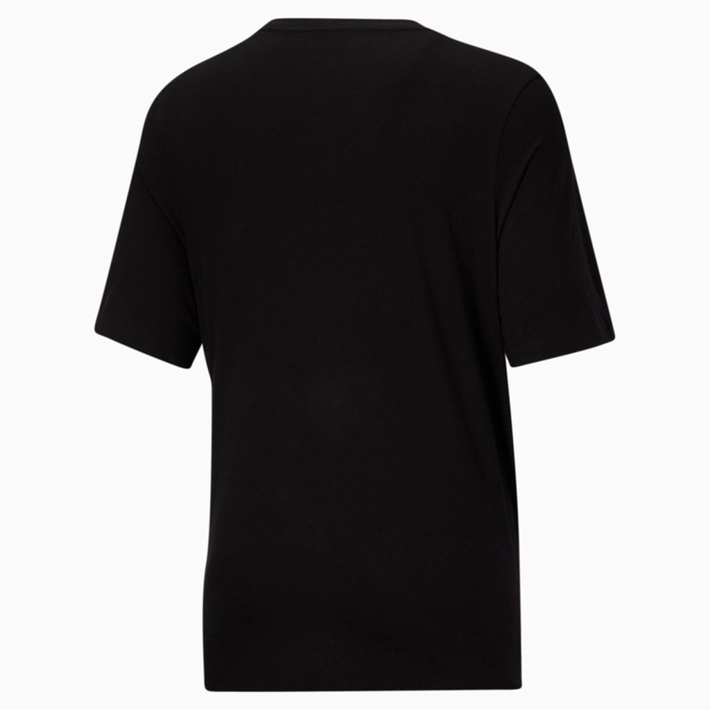 Black / White Puma Classics Logo BT Men's Tee | 8032LMUHG