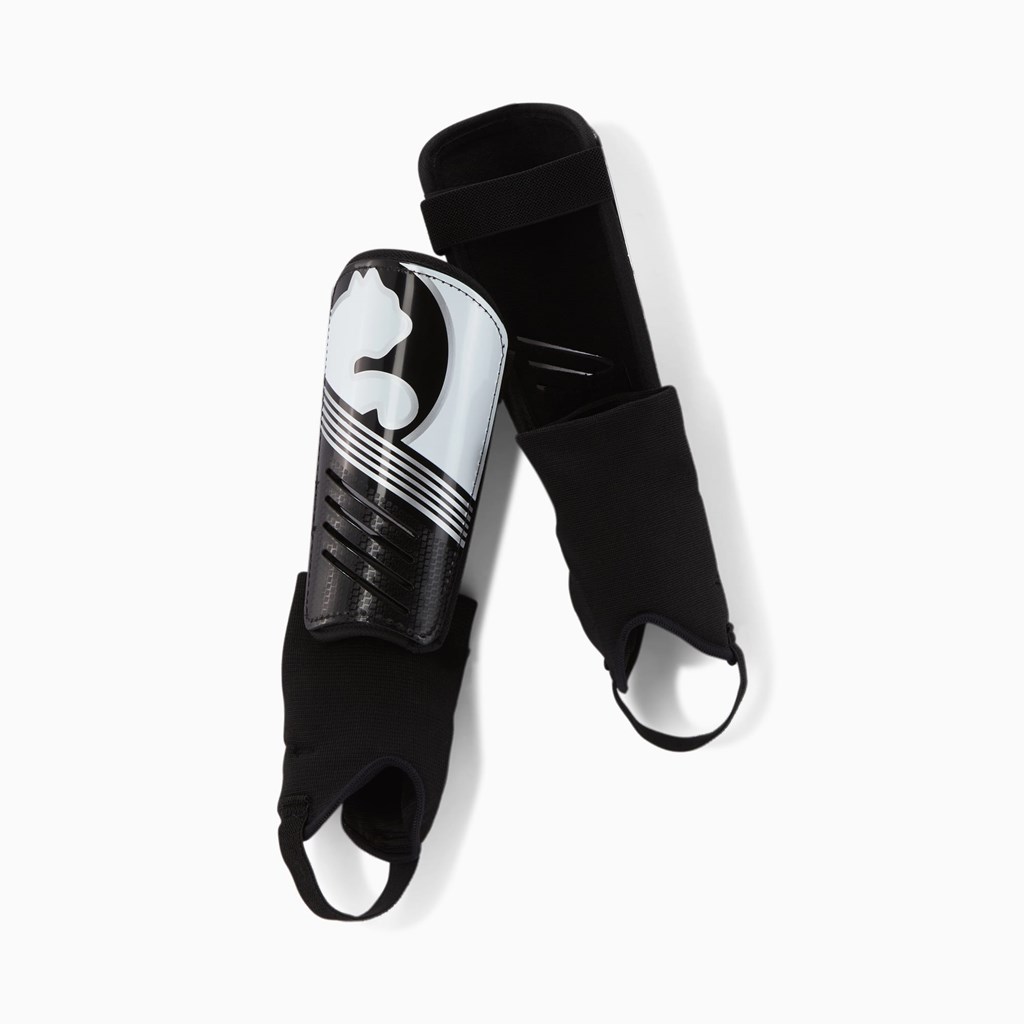 Black/White Puma ProCat Technique Shin Guards Men\'s Guards | 4150SPXNZ