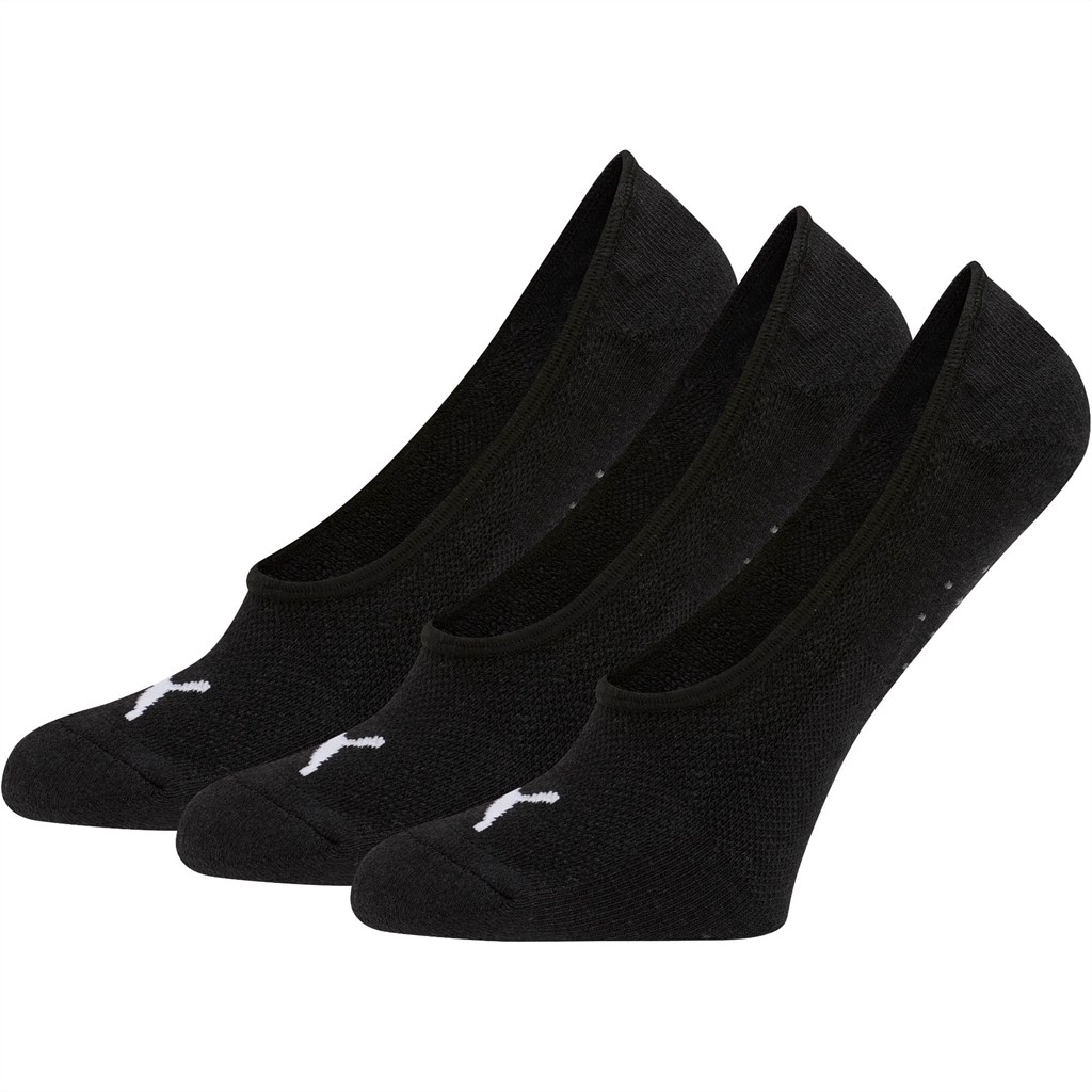 Black / White Puma Select Terry Liner Socks [3 Pack] Women\'s Socks | 6379KMRDO