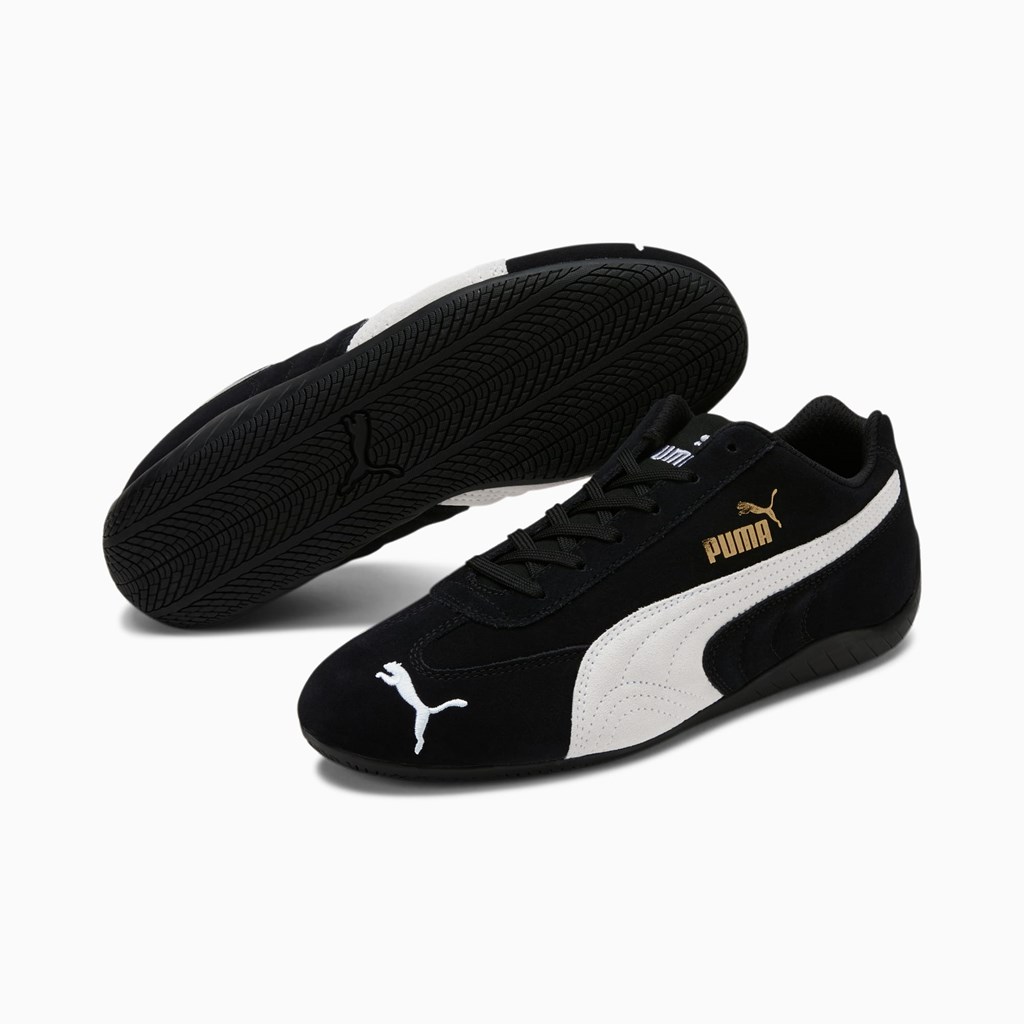 Black White Puma Speedcat LS Women's Motorsport Shoes | 7902YITBM