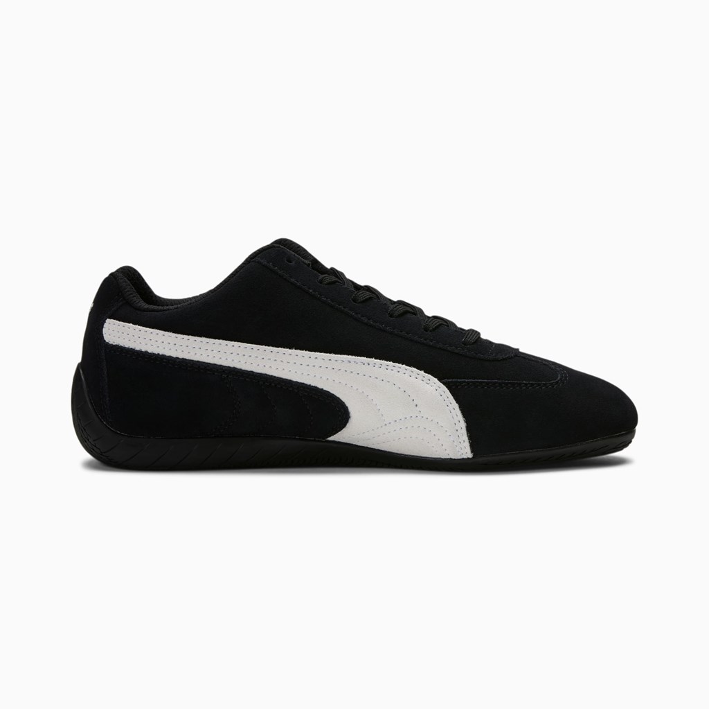 Black White Puma Speedcat LS Women's Motorsport Shoes | 7902YITBM