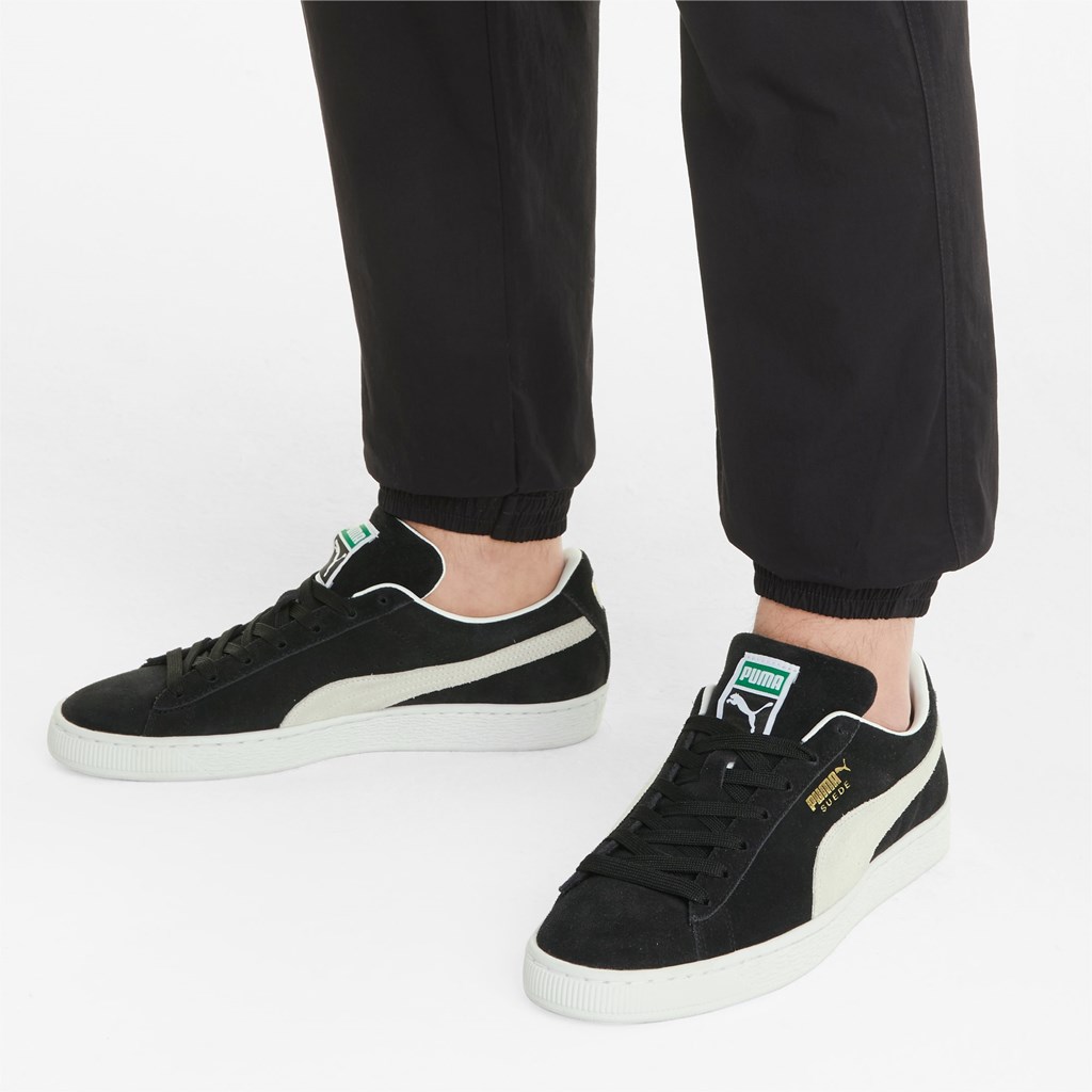 Black / White Puma Suede Classic XXI Men's Sneakers | 4206AXJOW