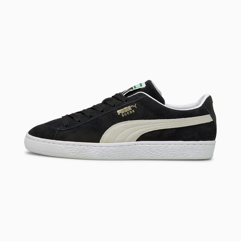 Black / White Puma Suede Classic XXI Men\'s Sneakers | 4206AXJOW