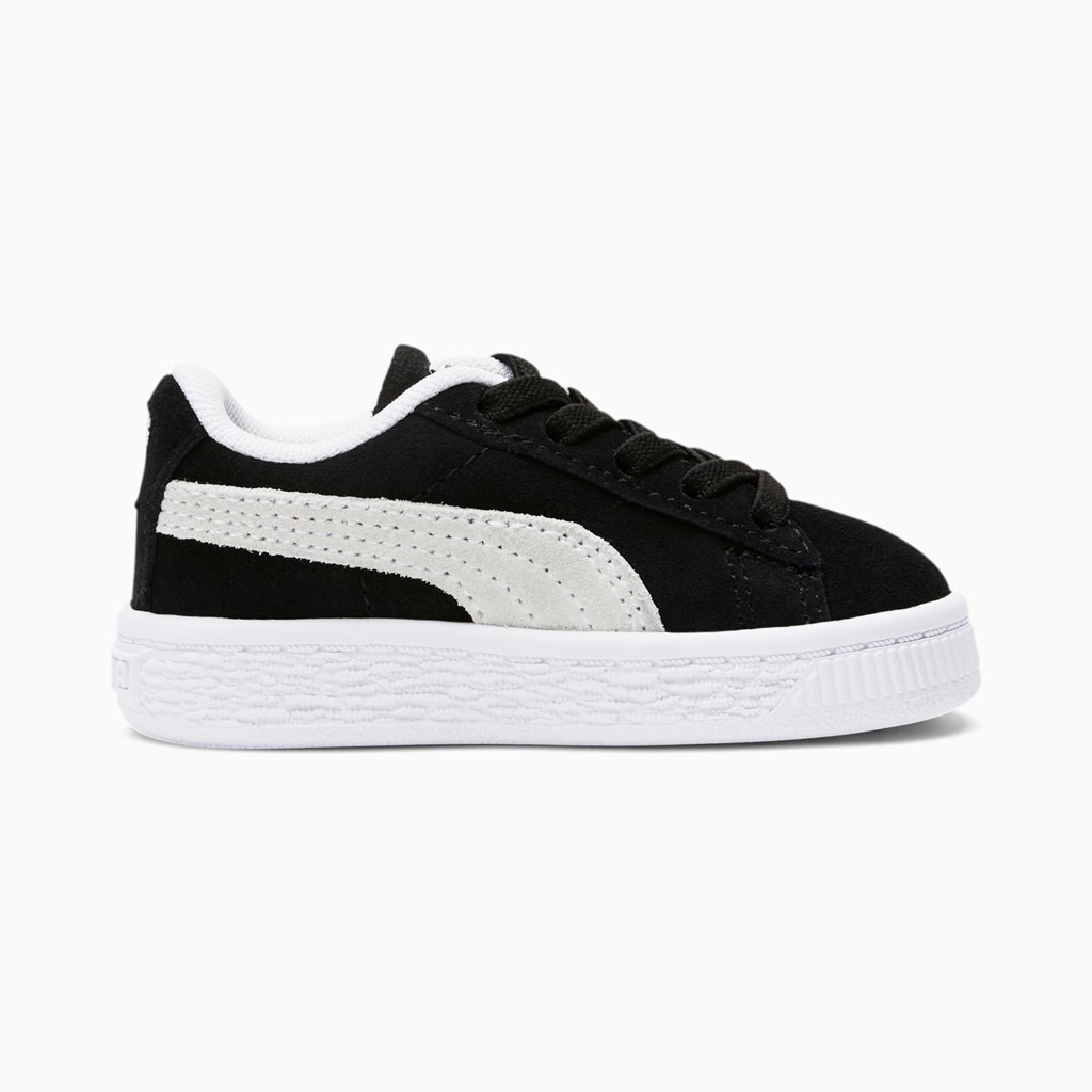 Black / White Puma Suede Classic XXI Toddler Boys' Sneakers | 5301HKJLX