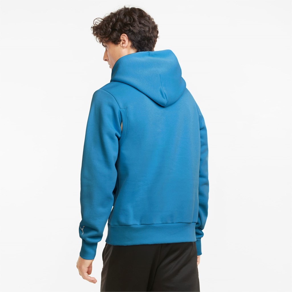 Bleu Azur Puma PUMA x CLOUD9 Graphic Esports Men's Hoodie | 4183AIFRC