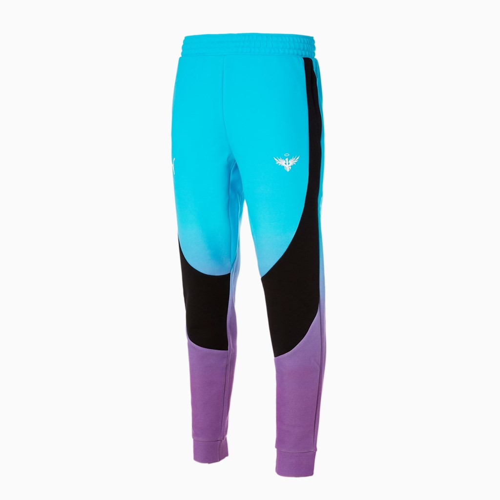 Blue Atoll Puma Melo Dime Basketball Men's Pants | 3946BZPYF