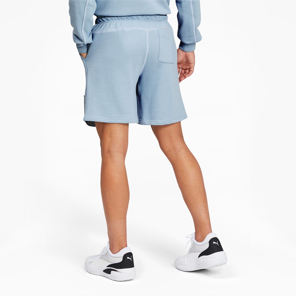 Blue Fog Puma Pivot Basketball Men's Shorts | 5379PWYRZ