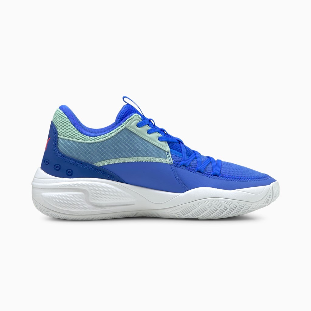 Bluemazing / Eggshell Blue Puma Court Rider I Women's Basketball Shoes | 0168AEWPB