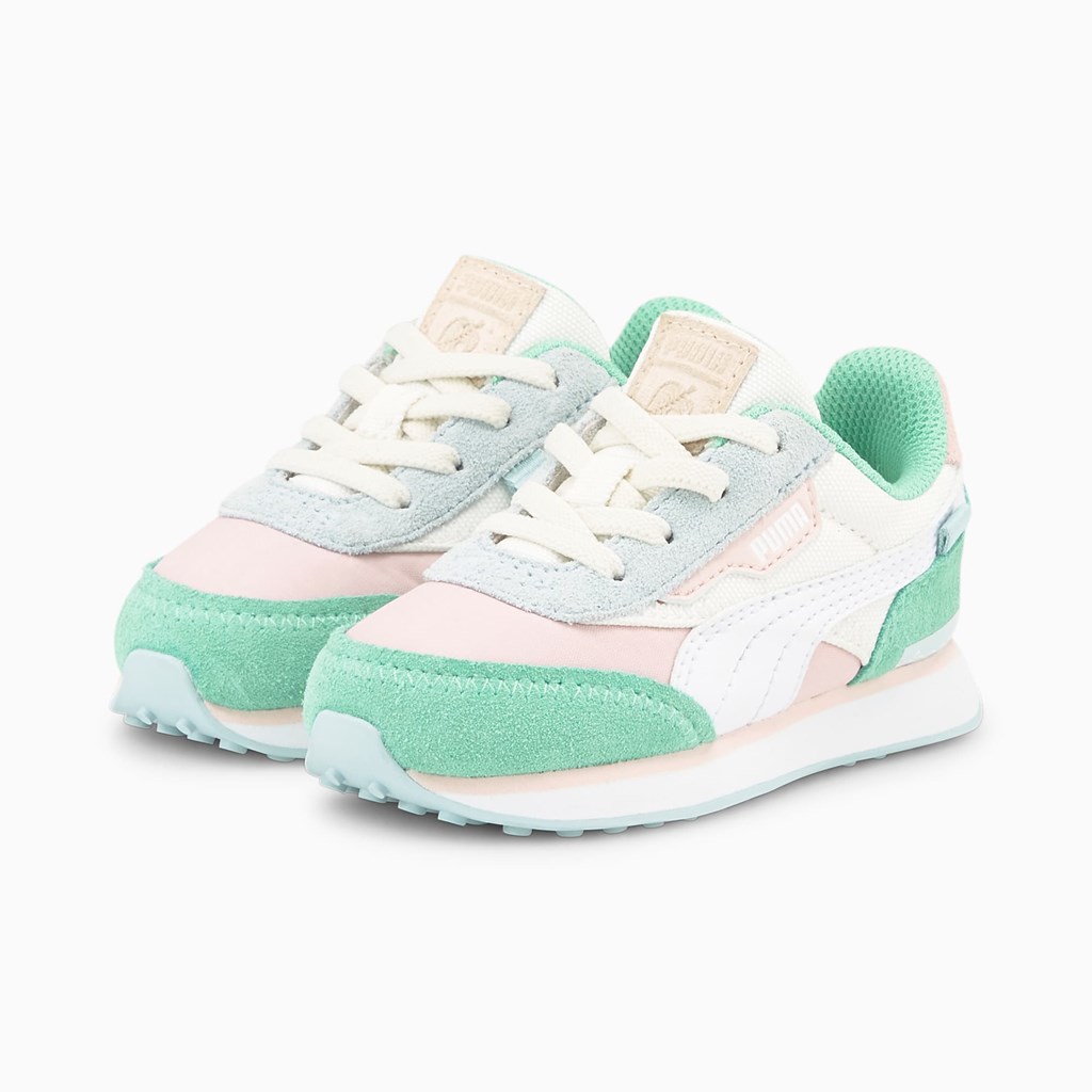 Bok Choy / White / Rosewater Puma PUMA x Animal Crossing™: New Horizons Future Rider Toddler Girls' Sneakers | 2390RQUBY