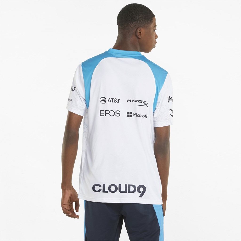 Bright White Puma Cloud9 E7 Replica Esports Men's Jersey | 1687MAHPQ