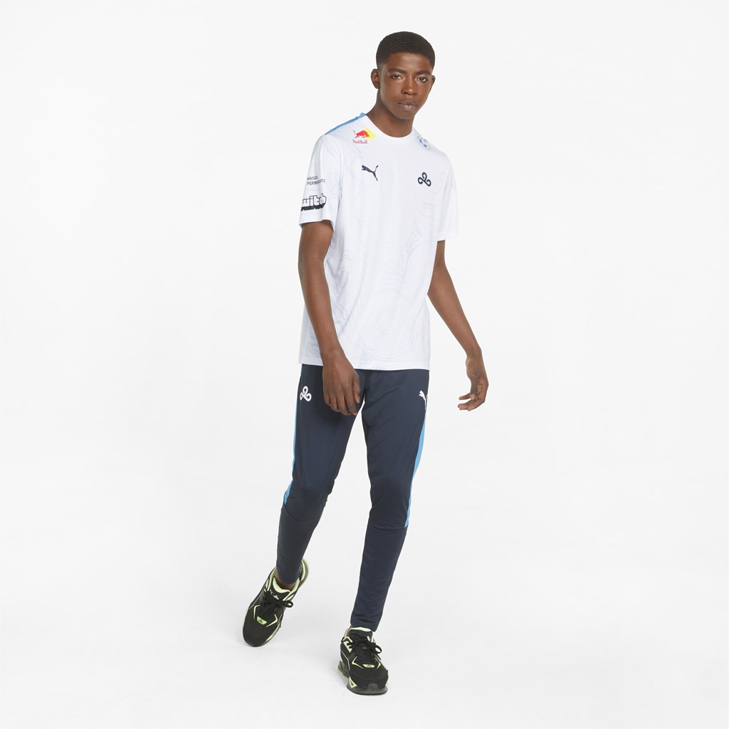 Bright White Puma Cloud9 E7 Replica Esports Men's Jersey | 1687MAHPQ