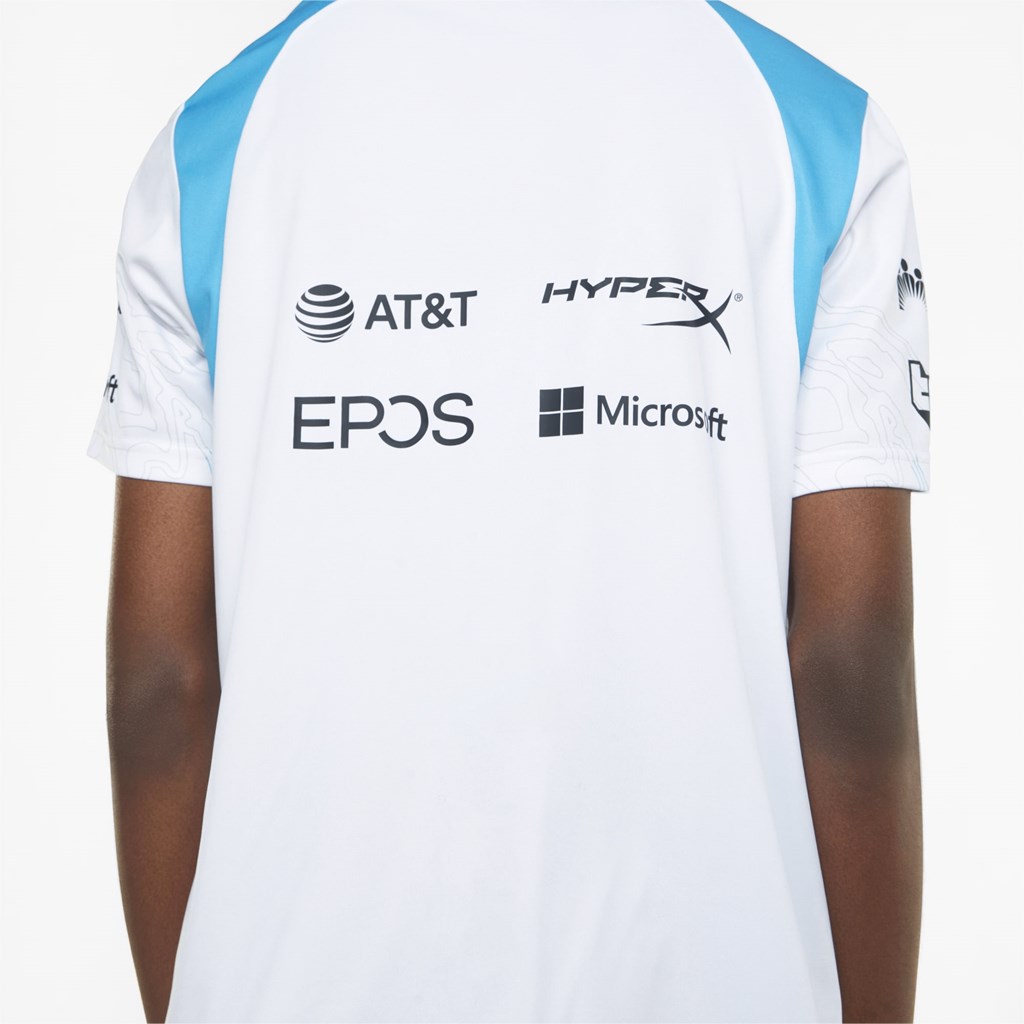 Bright White Puma Cloud9 E7 Replica Esports Men's Jersey | 1687MAHPQ