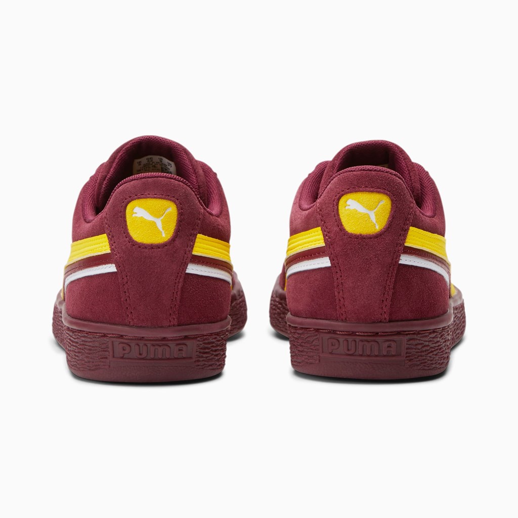 Burgundy / Maize / White Puma Suede Triplex Men's Sneakers | 0183BGYOC