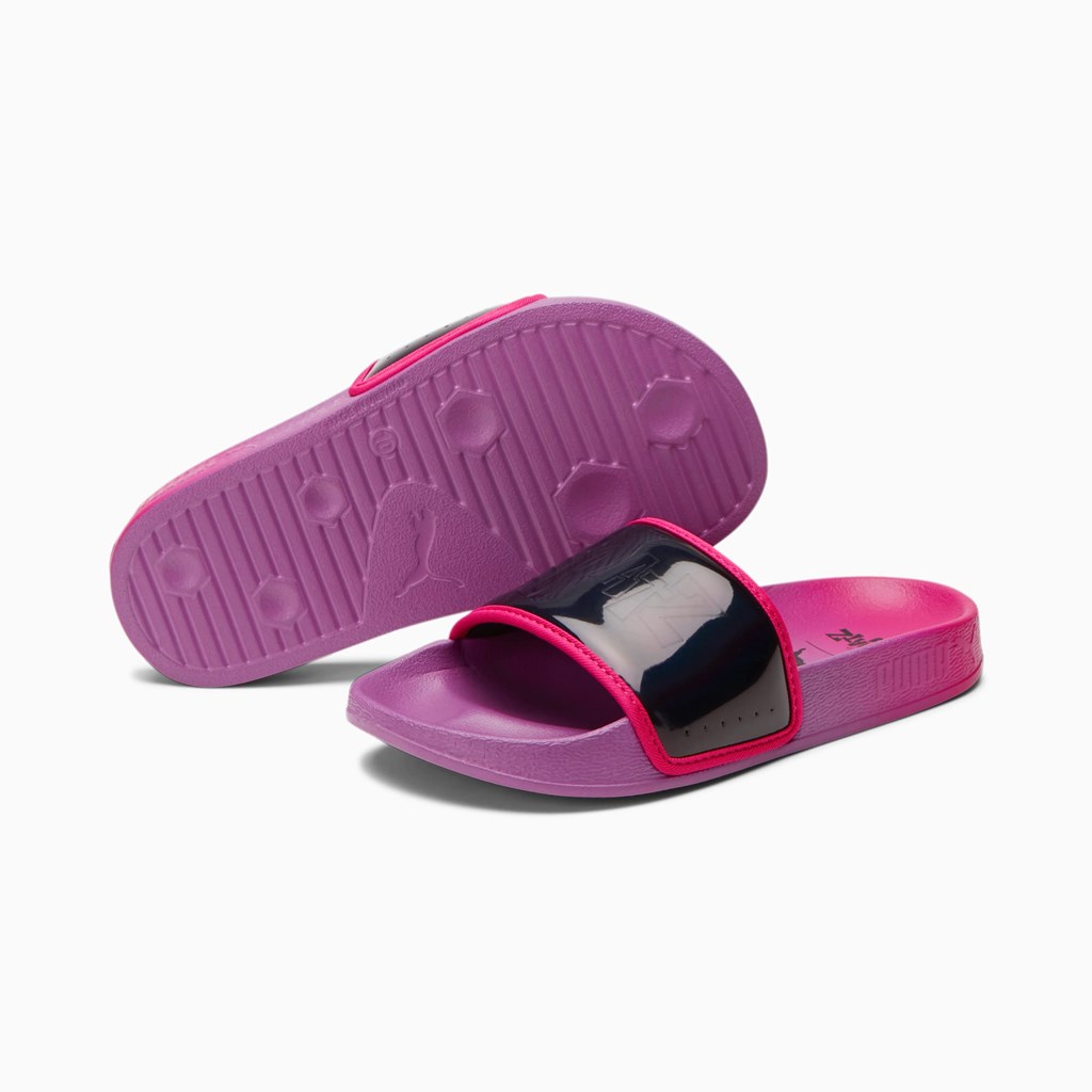 Byzantium / Beetroot Purple Puma Puma X Bratz Leadcat Little Sandals Girls' Sandals | 6820JSQTD