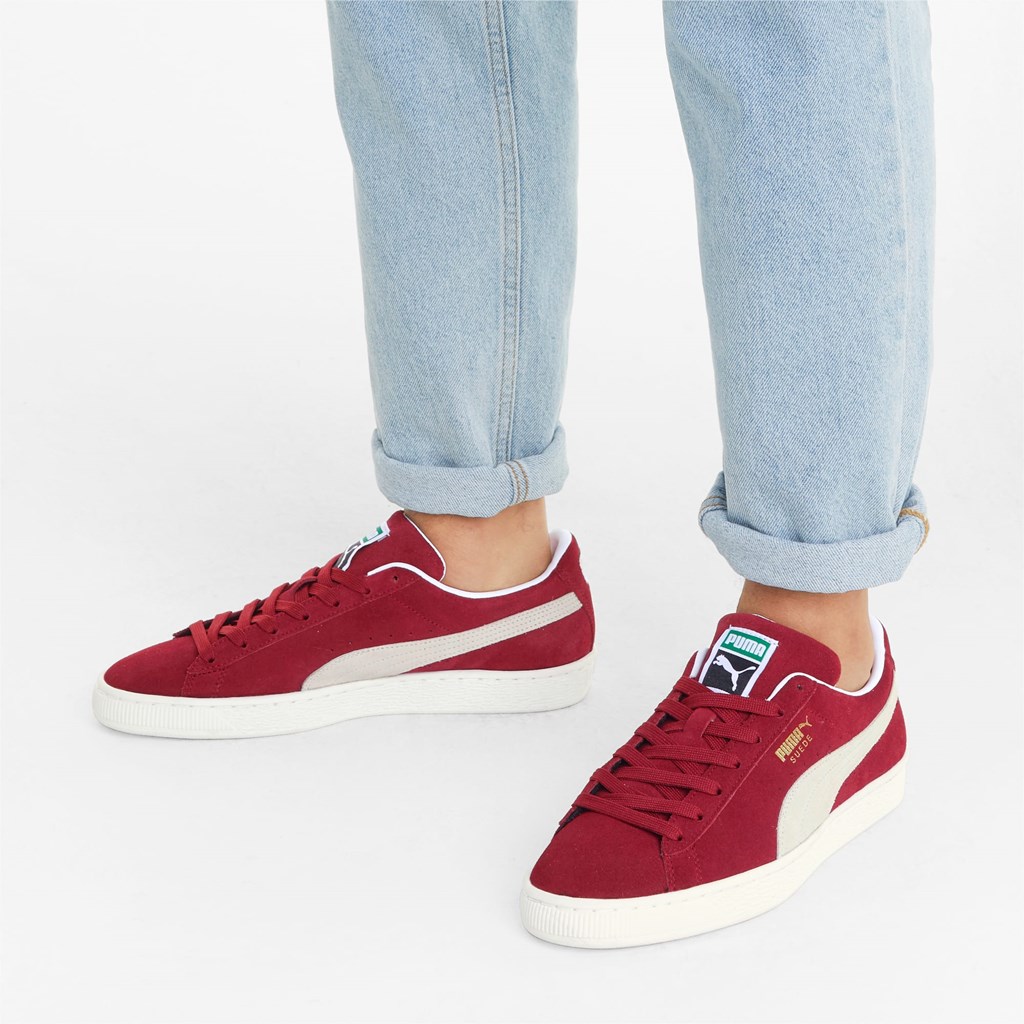 Cabernet / White Puma Suede Classic XXI Men's Sneakers | 4230KNPQJ