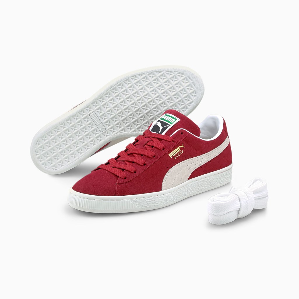 Cabernet / White Puma Suede Classic XXI Men's Sneakers | 4230KNPQJ