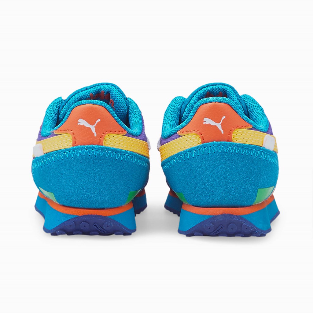 Caribbean Sea / Ultra Yellow Puma PUMA x RUGRATS Future Rider Toddler Boys' Sneakers | 9614TYVZW