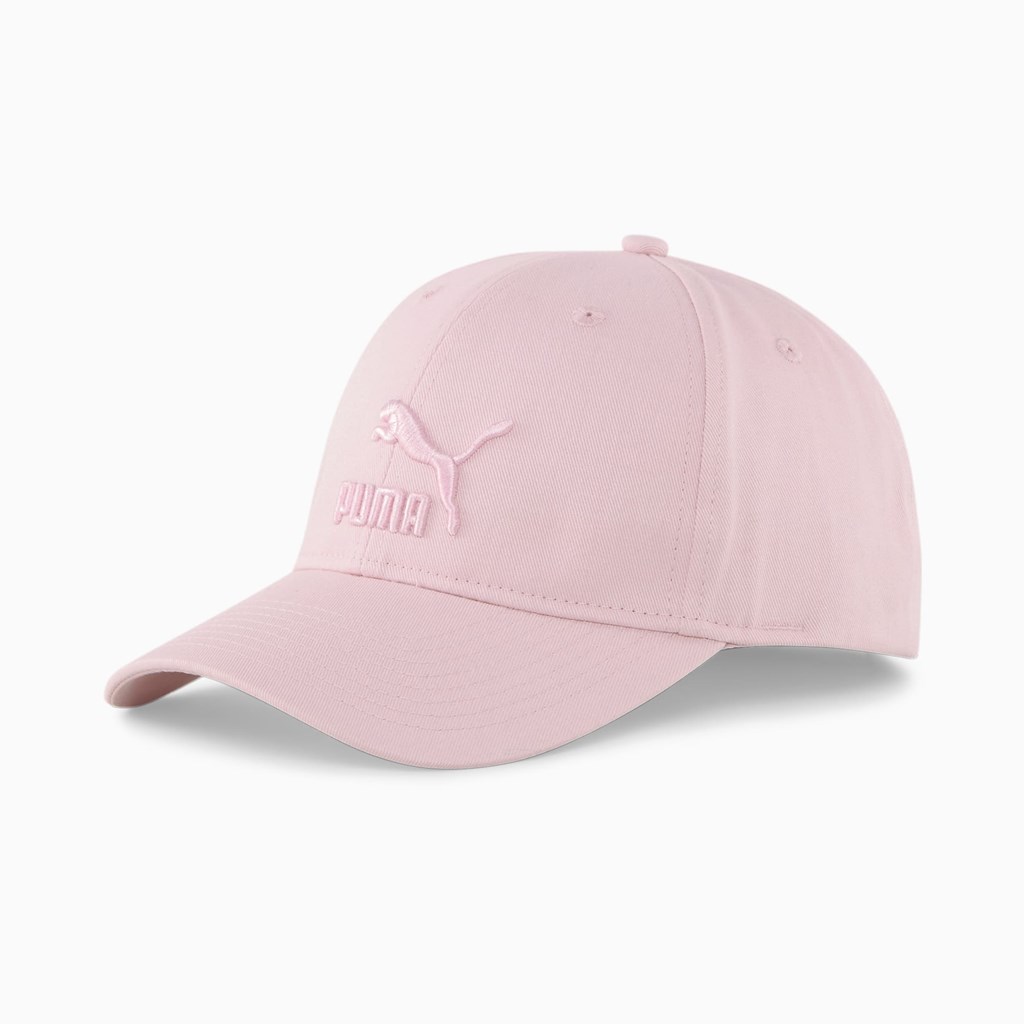 Chalk Pink Puma Archive Logo Baseball Women\'s Cap | 4823VMAUF