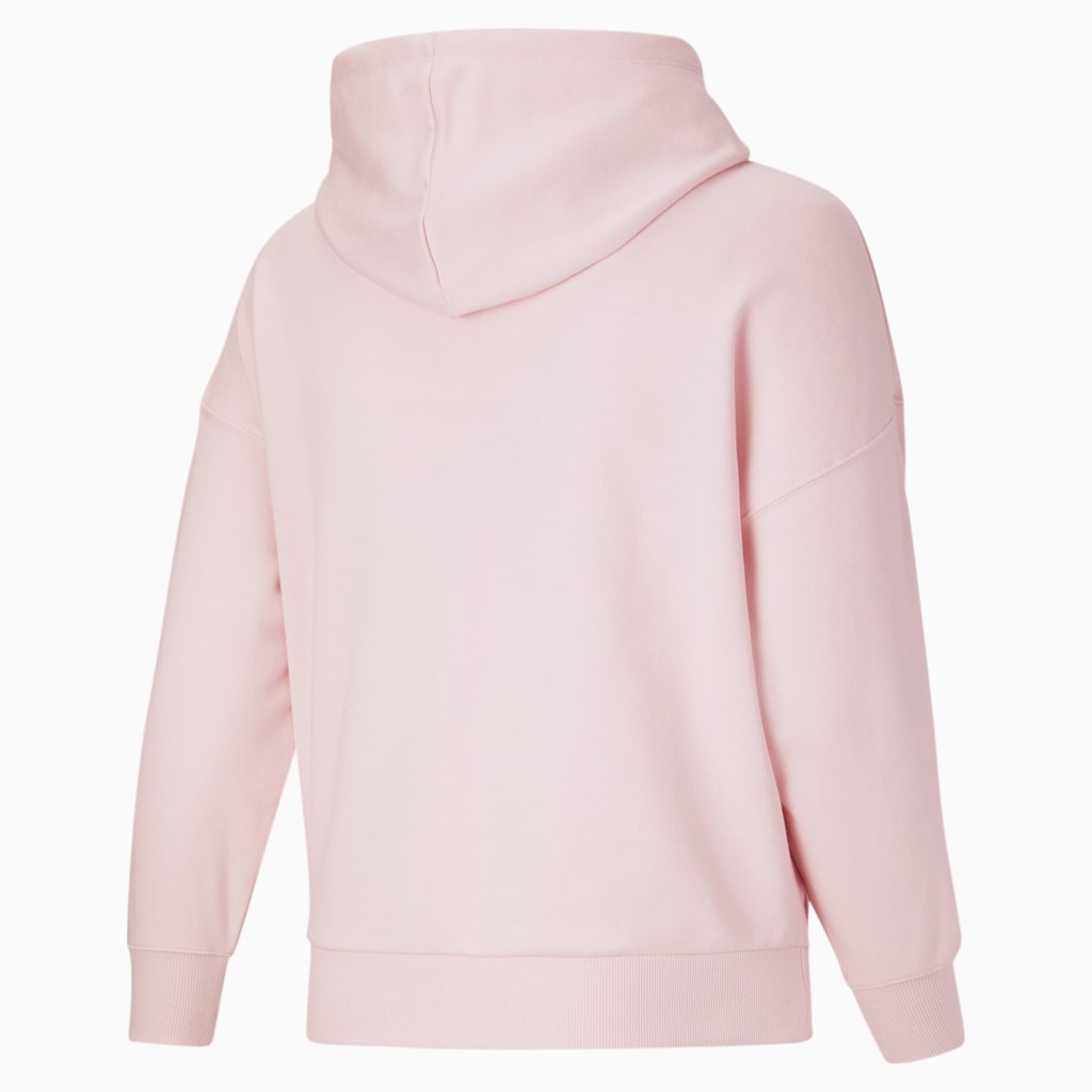 Chalk Pink Puma Classics Logo PL Women's Hoodie | 2619YHVEA