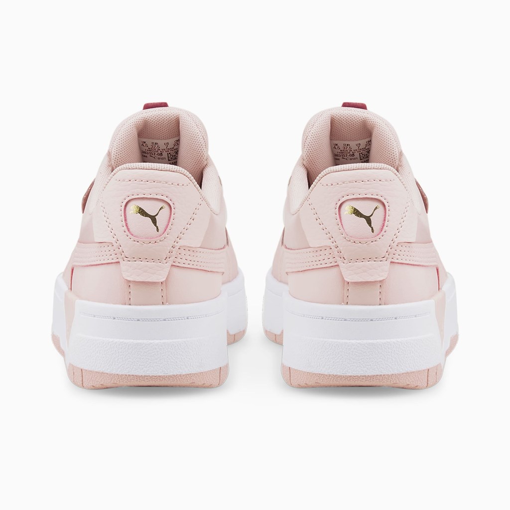 Chalk Pink White Puma Cali Dream Leather  Women's Sneakers | 6345EOPFR