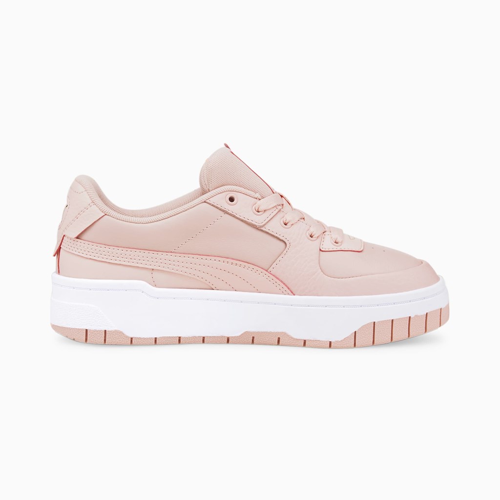 Chalk Pink White Puma Cali Dream Leather  Women's Sneakers | 6345EOPFR