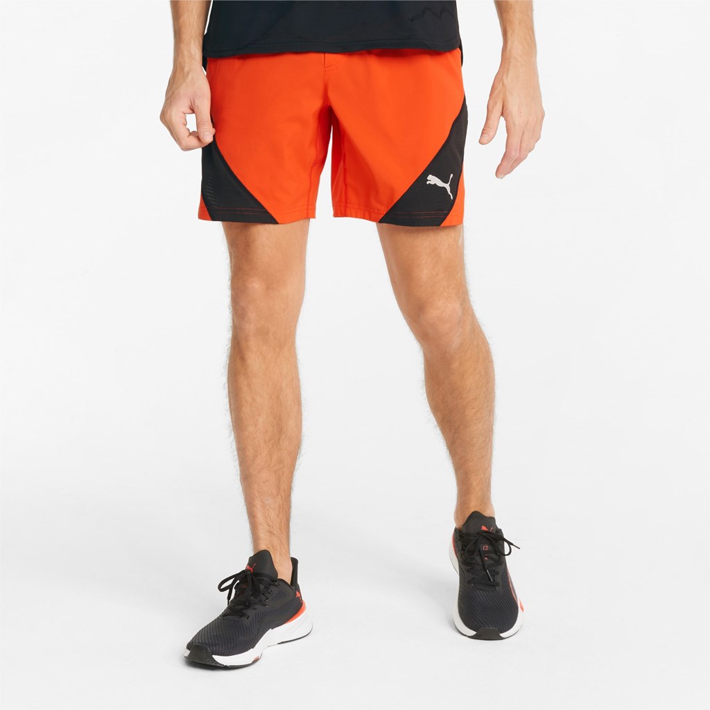 Cherry Tomato Puma Vent Woven 7 Training Men\'s Shorts | 3104QCZOF