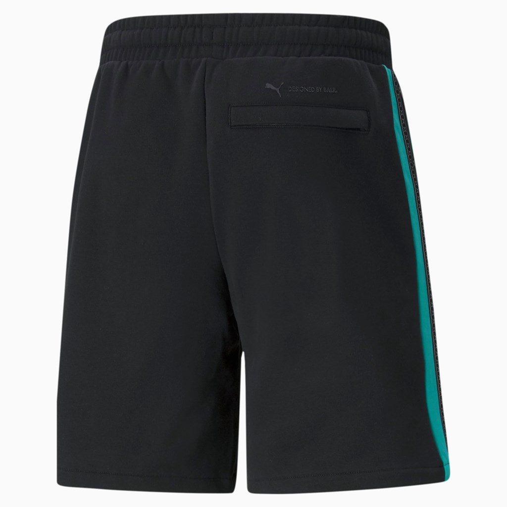 Cotton Black Puma PUMA x BALR. Soccer Men's Shorts | 0425KVXYM