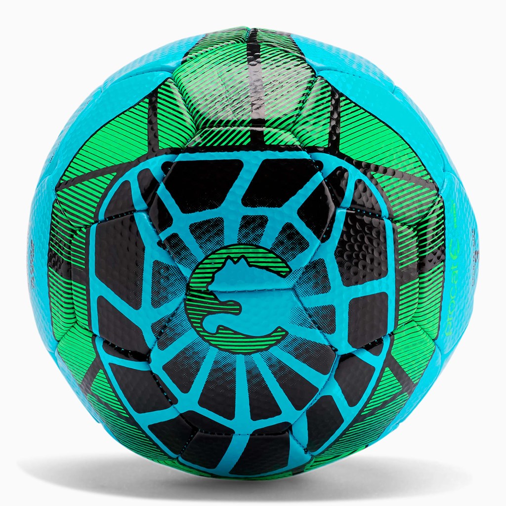 Cyanne Blu Puma ProCat Geomax Soccer Men\'s Ball | 4208TGKIA