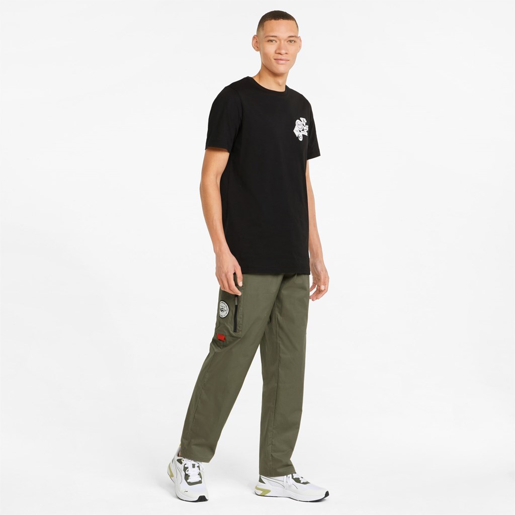 Dark Green Moss Puma Porsche Legacy Statement Men's Pants | 5971ANTSD